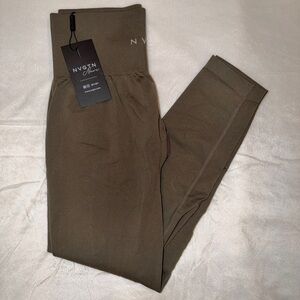 NVGTN Seamless High-Waist Leggings in Olive